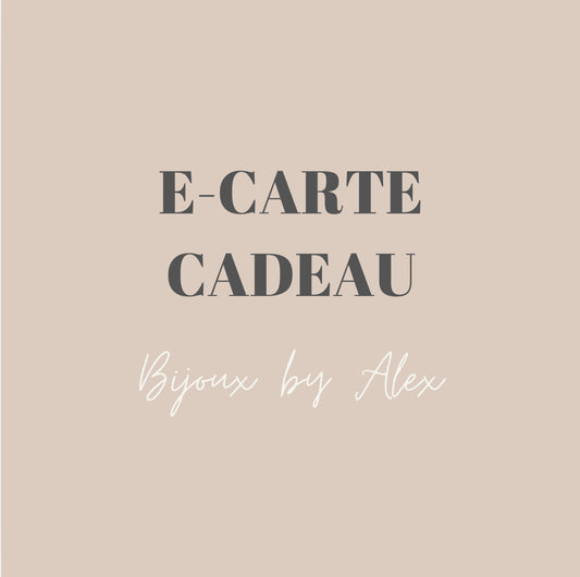 E-carte cadeaux