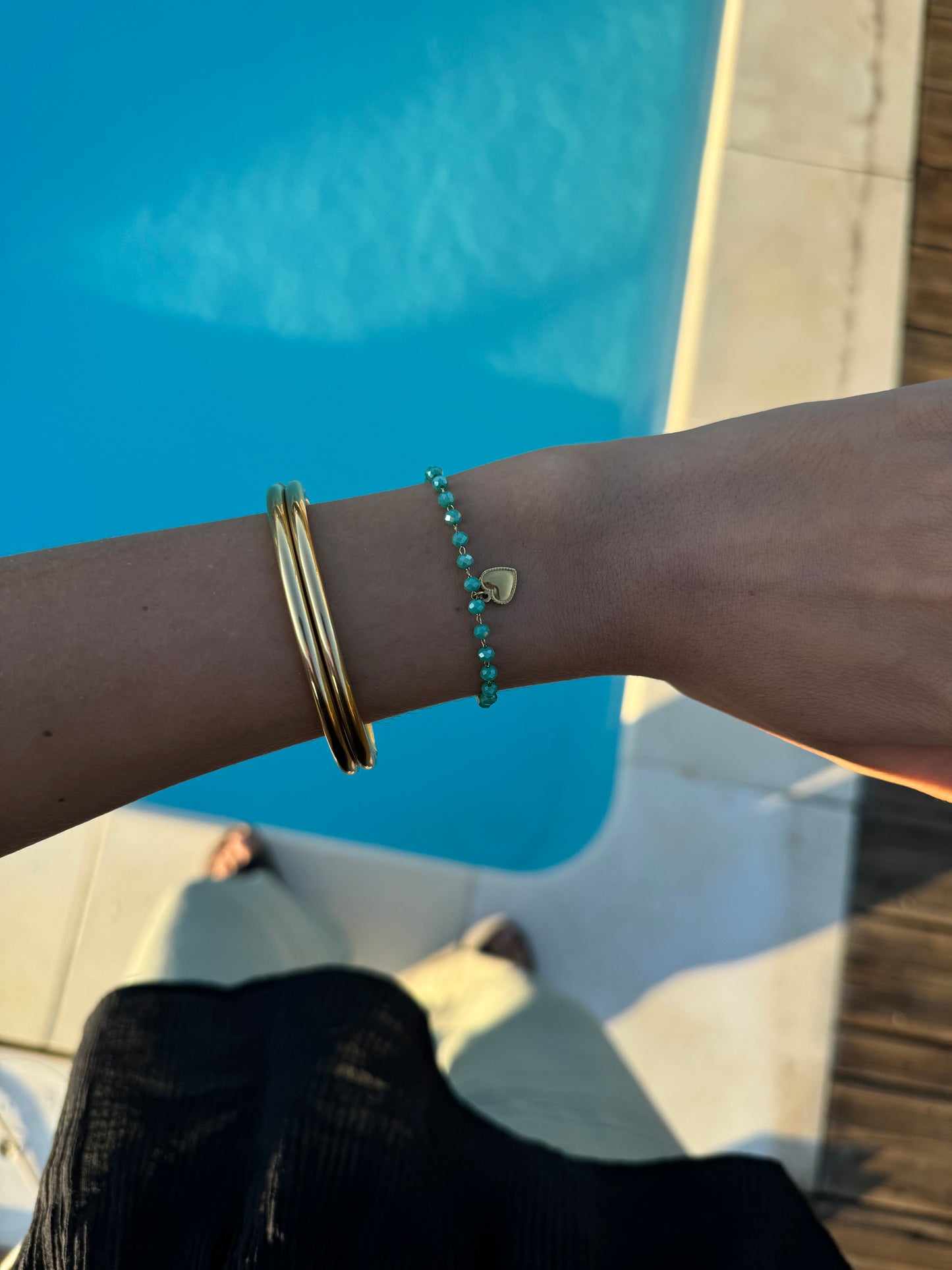 Bracelet Calypso vert