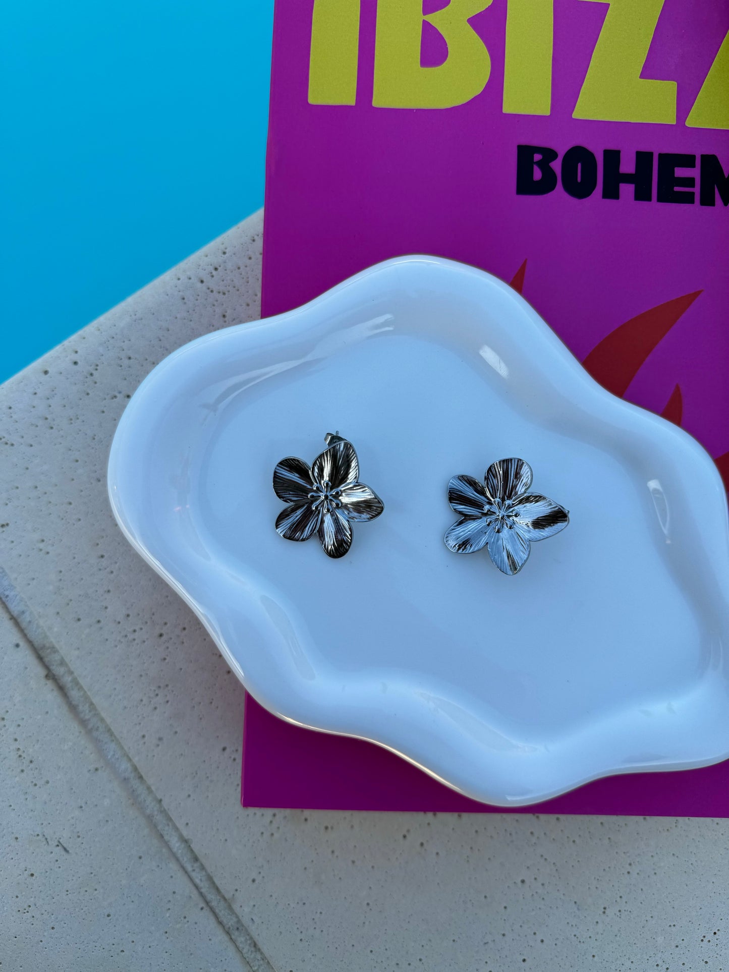 Boucles Fidji argenté