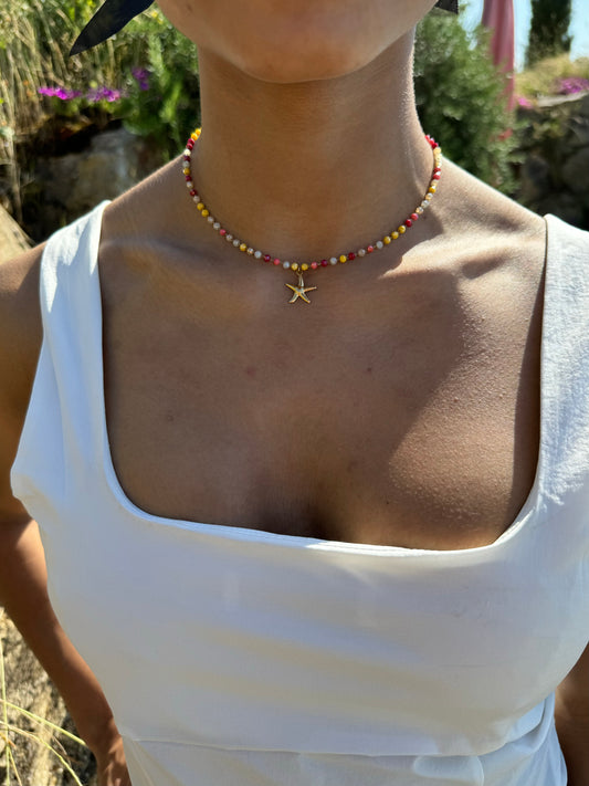 Collier Océane corail